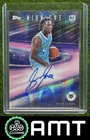 Sion James RC Auto 2025-26 Topps Midnight Rookie Horizon Moon Beam Hornets