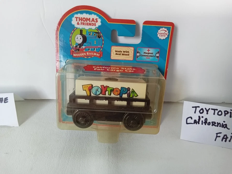 THOMAS THE TRAIN WOODEN TANK "TOYTOPIA" CALIFORNIA STATE FAIR 2007 NIB RARE ! !! - Image 2 of 4