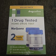 Drugconfirm 1 DrugTested Marijuana Home Drug Test Value Pack - 2 Test