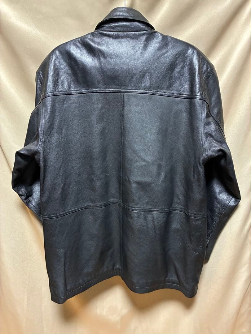 volcano black leather jacket - image 3
