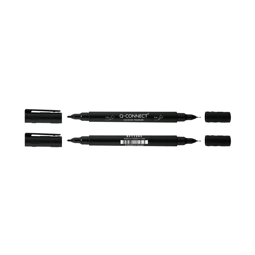 B&Q -  Dual Tip Marker Pen Black (Pack Of 10) - Image 3