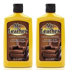MR. LEATHER Leather Cleaner  Conditioner for Automotive, Upholstery, Leather...