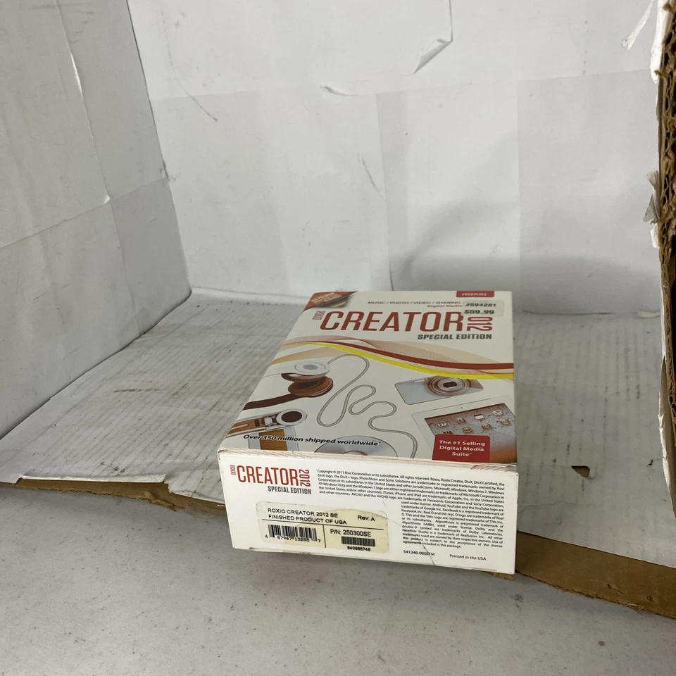 Roxio Creator 2012 Special Edition Printed In USA Music Photo Video Sharing - Image 2 of 4