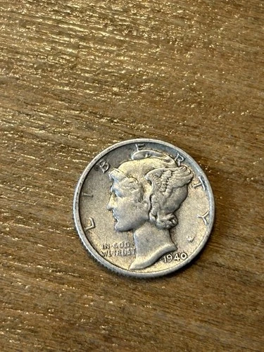 1940D Mercury Dime XF