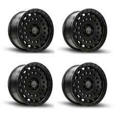 Set 4 17 Thret Offroad Firewall 702 Satin Black 17x9 Wheels 8x170 -12mm Rims Set 4 17 Thret Offroad Firewall 702 Satin Black 17x9 Wheels 8x170 -12mm Rims