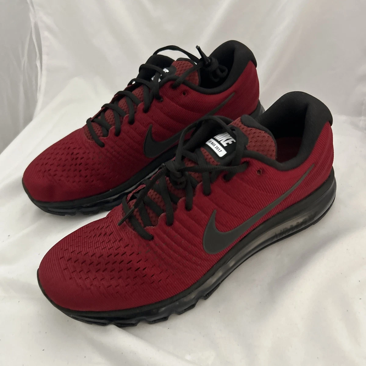 Nike Air Max 2017 Team Red Black Running Shoe 849559-603  display picture 1