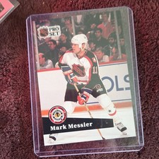 1991-92 Pro Set Mark Messier Edmonton Oilers #282 Ice Hockey Card