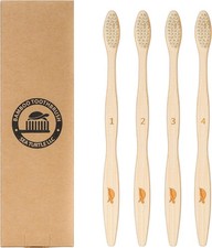Sea Turtle Plant-Based Bristles Bamboo Toothbrushes Soft Natural Toothbrush For