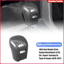 Car Gear Gear Shift Knob Head Trim For Honda Civic Sedan Hatchback 2016-2021