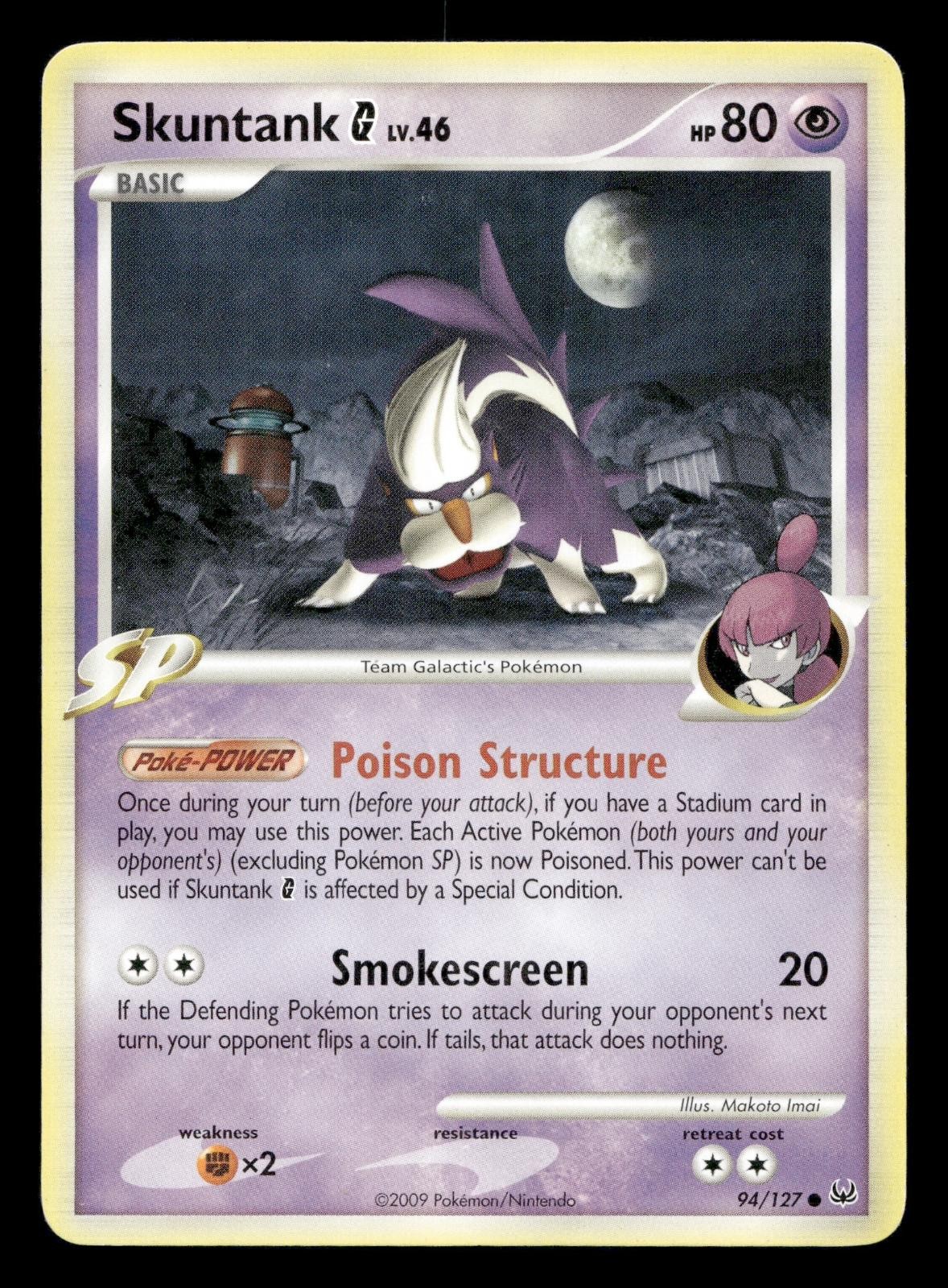 Skuntank G 94/127 Platinum Pokemon LP