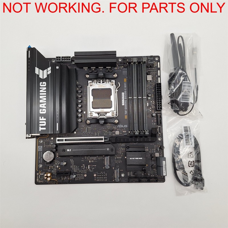 ASUS TUF Gaming B850M-E WiFi mATX Motherboard, DDR5, PCIe 5.0 -NOT WORKING-