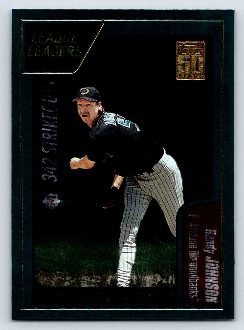 2001 Topps #399 Randy Johnson / Pedro Martinez