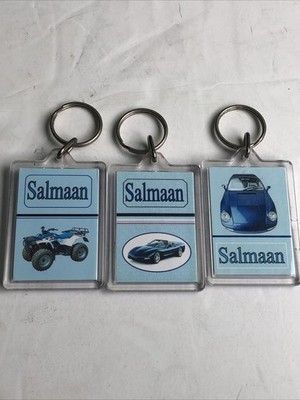 3 x Personalisierter Schlüsselanhänger Salmaan mit Bedeutung Islamisch Muslim B06 Geschenk