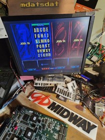 NBA MAXIMUM HANGTIME PCB JAMMA ARCADE BOARD REV L1.03 MINIMAL SPRITE ISSUES.  