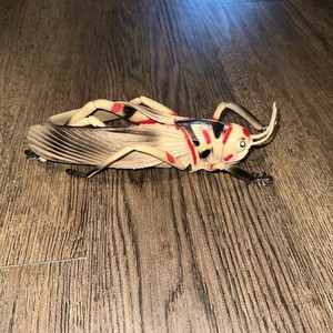 Plastic Grasshopper Rubber Animal Bug Insect Toy Red Black White