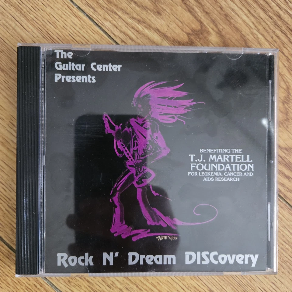 RARE PROMO: [GUITAR CENTER] Rock N' Dream Discovery (CD T.J. Martell 1993) METAL Foto 2 de 4