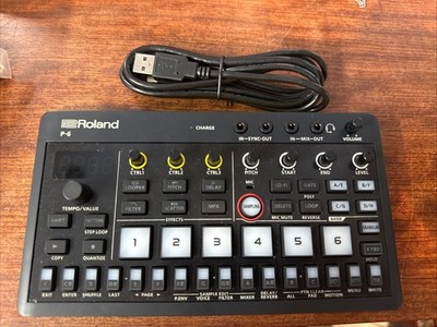 Roland P-6 Sampler, Pad Triggers, USB Out, 6 Pads, Tabletop, Black - open box