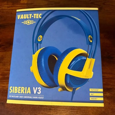 SteelSeries Siberia V3 Headset Fallout 4 Vault 111 Edition