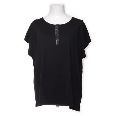 Via Appia Due, T-shirt, Größe: S, Schwarz, Einfarbig, Damen #2Sm