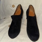Gucci black suede, bamboo, tassel platform booties — photo 3