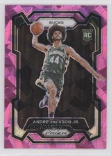2023-24 Panini Prizm Pink Ice Prizm Andre Jackson Jr #131 09wc