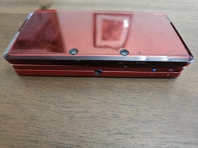 Nintendo 3DS Red Console W/ Stylus *Tested Working Pls Read