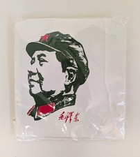 Mens White Mao Zedong Chinese Graphic Print C...