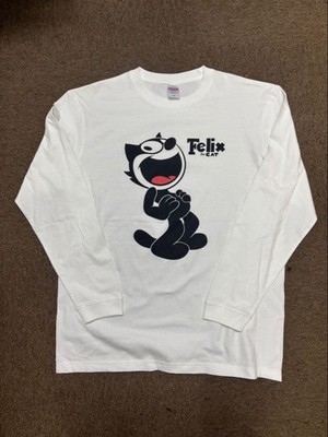 felix the cat langarmshirt XL Größe weiß Body