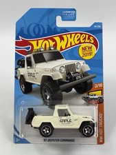 Hot Wheels 67 Jeepster Commando White Earle Motors HW Hot Trucks FYB53