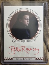 2024 Game Of Thrones Legends Of Realm Bella Ramsey Lyanna Mormont Sigil Auto