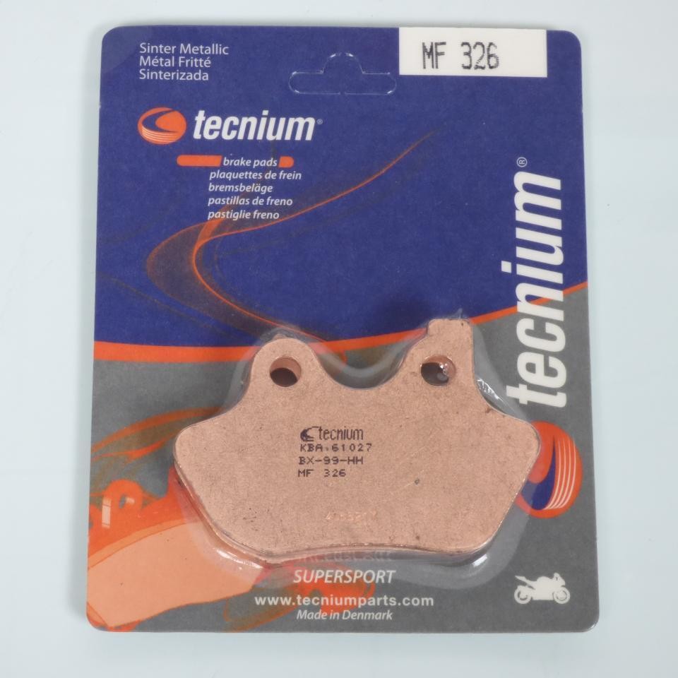Plaquettes de frein Tecnium Harley 883 Sportster 2000 friction métal fritté Premium endurance