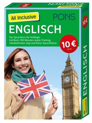 PONS All Inclusive Englisch: Der Sprachkurs für Anfänger mit Buch, 160 Minu