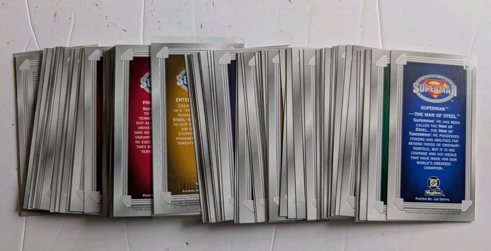 Superman: Man of Steel Platinum Series WideVision complete base set + S1, S5, S6 - Image 2 of 4