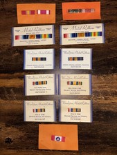 WWI British Medal Ribbon Bars Lot – 1914 Star, 1914-15, Victory – England