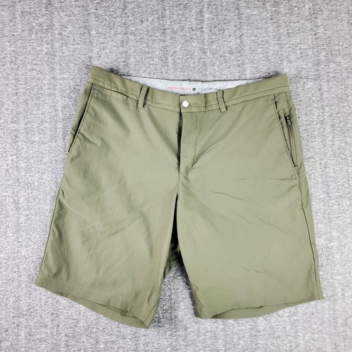 Nike Tiger Woods Practice 2.0 Golf Shorts Mens 35 Olive Stretch Vacation Resort