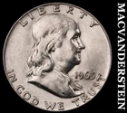 1963-D Silver Franklin Half Dollar - Scarce  High Grade  Lustrous  #J9979