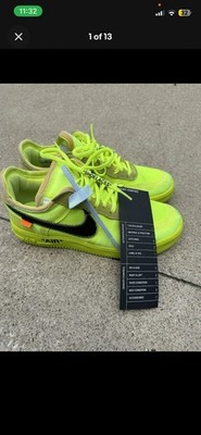 Off White Nike Air Force 1 Low Volt Size 8.5 Men s
