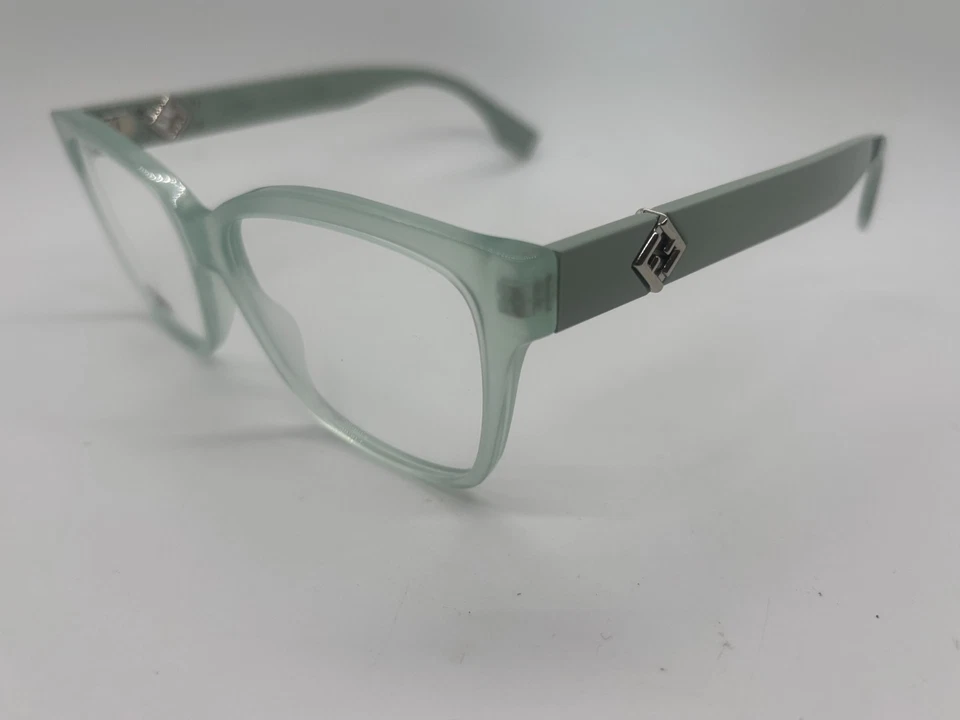 NUEVO FENDI FE50117I 093 GAFAS VERDE CLARO 55-15-145mm Viene con Juego Completo Foto 3 de 4