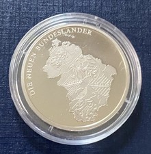 Medaille: Geschichte der DDR - Die neuen Bundesl&auml;nder, Neusilber