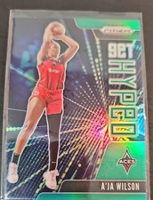 2021 Panini Prizm WNBA - Get Hyped A'ja Wilson #6 Green Prizm