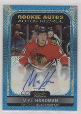 2021-22 O-Pee-Chee Platinum Rookie Auto Blue Traxx Mike Hardman #R-MH Auto 10r6