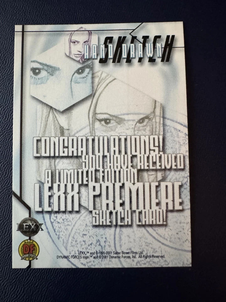 LEXX Premier sketch card Autograph Gordon Purcell 407/1000 Dynamic Forces - Image 2 of 2