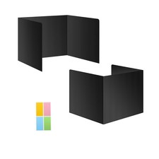 Ubenic Plastic Study Carrel Desk Dividers, 2 Pack