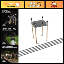 7" Basketball Hoop Anchor Kit - Heavy Duty, Adjustable, Fits Most Hoops