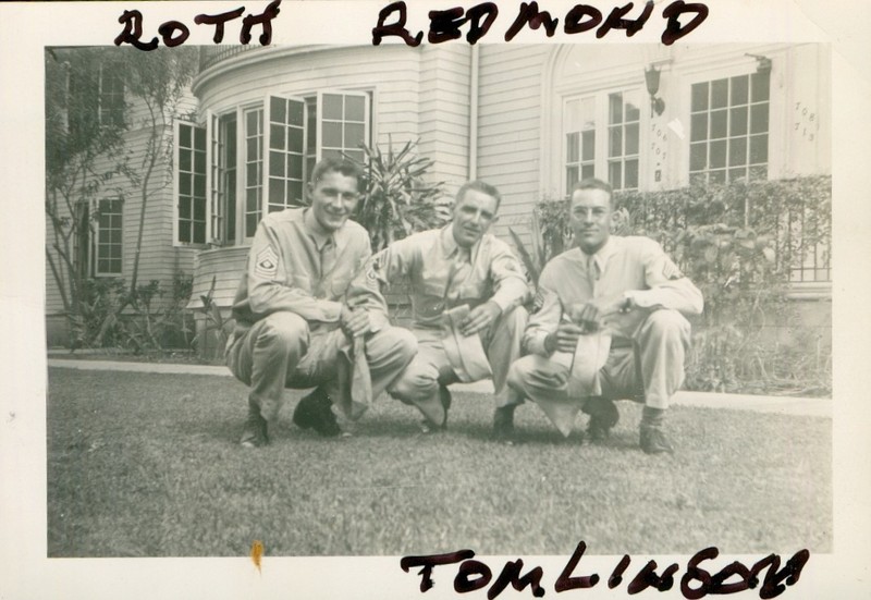 1943 WWII US Army Motor Pool GI's Hilo Hawaii Photo #15 Sgt Roth, Sgt Tomlinson