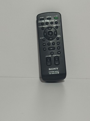 Sony RM-AMU009 Remote MHC-EC609iP CX4iP MX500i FX300i - Tested, Minor Wear