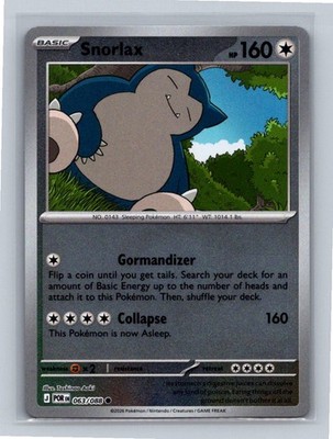 Snorlax Reverse Holo 063/088 ME03: Perfect Order Common NM | eBay