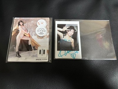 Kanna Seto Autogramm Instax Foto & Acryl-Stand Set FANZA #2053