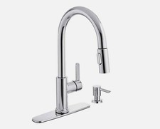 Glacier Bay Paulina Single-Handle Pull-Down Sprayer Kitchen Faucet in Chrome