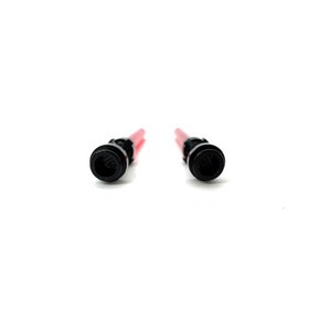 LEGO Star Wars Lightsabers Trans Red Black Hilts 2pc Sith Warrior Minifig 75025